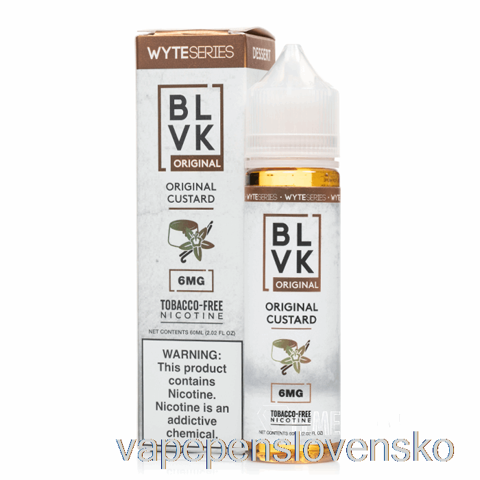 Originálny Puding - Blvk - 60ml 6mg Vape Cigareta